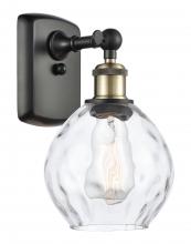  516-1W-BAB-G362-LED - Waverly - 1 Light - 6 inch - Black Antique Brass - Sconce