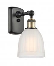  516-1W-BAB-G441 - Brookfield - 1 Light - 6 inch - Black Antique Brass - Sconce