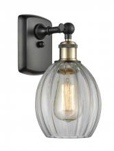  516-1W-BAB-G82 - Eaton - 1 Light - 6 inch - Black Antique Brass - Sconce