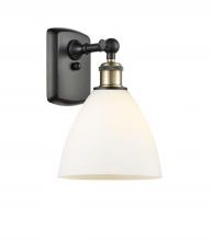  516-1W-BAB-GBD-751-LED - Bristol - 1 Light - 8 inch - Black Antique Brass - Sconce