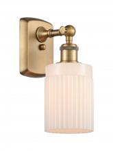  516-1W-BB-G341 - Hadley - 1 Light - 5 inch - Brushed Brass - Sconce