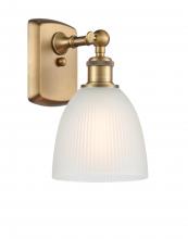  516-1W-BB-G381 - Castile - 1 Light - 6 inch - Brushed Brass - Sconce