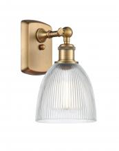  516-1W-BB-G382 - Castile - 1 Light - 6 inch - Brushed Brass - Sconce