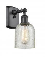  516-1W-BK-G259 - Caledonia - 1 Light - 5 inch - Matte Black - Sconce