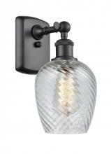  516-1W-BK-G292 - Salina - 1 Light - 6 inch - Matte Black - Sconce