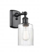  516-1W-BK-G342 - Hadley - 1 Light - 5 inch - Matte Black - Sconce