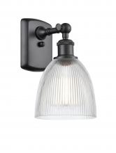  516-1W-BK-G382 - Castile - 1 Light - 6 inch - Matte Black - Sconce