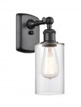  516-1W-BK-G802 - Clymer - 1 Light - 4 inch - Matte Black - Sconce