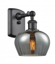  516-1W-BK-G93-LED - Fenton - 1 Light - 7 inch - Matte Black - Sconce