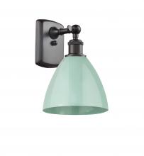  516-1W-OB-MBD-75-SF - Plymouth - 1 Light - 8 inch - Oil Rubbed Bronze - Sconce