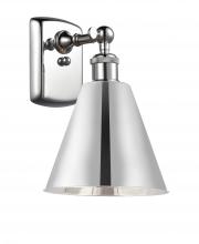 Innovations Lighting 516-1W-PC-MBC-8-PC-LED - Berkshire - 1 Light - 8 inch - Polished Chrome - Sconce
