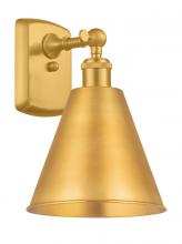  516-1W-SG-MBC-8-SG - Berkshire - 1 Light - 8 inch - Satin Gold - Sconce