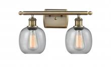  516-2W-AB-G104 - Belfast - 2 Light - 16 inch - Antique Brass - Bath Vanity Light