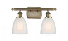  516-2W-AB-G441 - Brookfield - 2 Light - 16 inch - Antique Brass - Bath Vanity Light