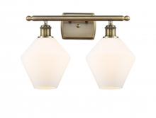  516-2W-AB-G651-8 - Cindyrella - 2 Light - 18 inch - Antique Brass - Bath Vanity Light