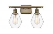  516-2W-AB-G652-6 - Cindyrella - 2 Light - 16 inch - Antique Brass - Bath Vanity Light