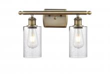  516-2W-AB-G804 - Clymer - 2 Light - 14 inch - Antique Brass - Bath Vanity Light