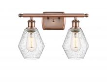  516-2W-AC-G654-6 - Cindyrella - 2 Light - 16 inch - Antique Copper - Bath Vanity Light