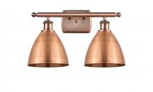  516-2W-AC-MBD-75-AC - Bristol - 2 Light - 18 inch - Antique Copper - Bath Vanity Light