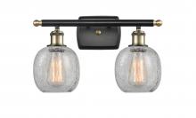  516-2W-BAB-G105 - Belfast - 2 Light - 16 inch - Black Antique Brass - Bath Vanity Light