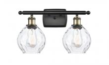  516-2W-BAB-G362 - Waverly - 2 Light - 16 inch - Black Antique Brass - Bath Vanity Light