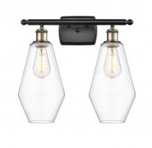  516-2W-BAB-G652-7 - Cindyrella - 2 Light - 17 inch - Black Antique Brass - Bath Vanity Light