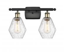  516-2W-BAB-G654-6 - Cindyrella - 2 Light - 16 inch - Black Antique Brass - Bath Vanity Light