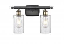  516-2W-BAB-G804 - Clymer - 2 Light - 14 inch - Black Antique Brass - Bath Vanity Light