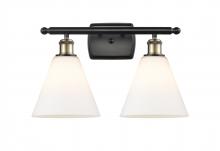  516-2W-BAB-GBC-81 - Berkshire - 2 Light - 18 inch - Black Antique Brass - Bath Vanity Light