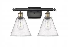  516-2W-BAB-GBC-84 - Berkshire - 2 Light - 18 inch - Black Antique Brass - Bath Vanity Light