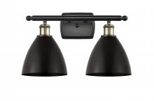  516-2W-BAB-MBD-75-BK - Bristol - 2 Light - 18 inch - Black Antique Brass - Bath Vanity Light