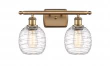  516-2W-BB-G1013 - Belfast - 2 Light - 16 inch - Brushed Brass - Bath Vanity Light