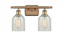  516-2W-BB-G2511 - Caledonia - 2 Light - 15 inch - Brushed Brass - Bath Vanity Light