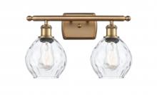  516-2W-BB-G362 - Waverly - 2 Light - 16 inch - Brushed Brass - Bath Vanity Light