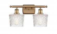  516-2W-BB-G402 - Niagara - 2 Light - 17 inch - Brushed Brass - Bath Vanity Light