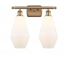  516-2W-BB-G651-7 - Cindyrella - 2 Light - 17 inch - Brushed Brass - Bath Vanity Light