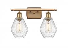  516-2W-BB-G654-6 - Cindyrella - 2 Light - 16 inch - Brushed Brass - Bath Vanity Light