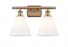  516-2W-BB-GBC-81 - Berkshire - 2 Light - 18 inch - Brushed Brass - Bath Vanity Light