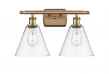  516-2W-BB-GBC-82 - Berkshire - 2 Light - 18 inch - Brushed Brass - Bath Vanity Light