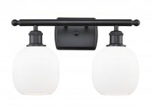  516-2W-BK-G101-LED - Belfast - 2 Light - 16 inch - Matte Black - Bath Vanity Light