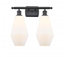  516-2W-BK-G651-7 - Cindyrella - 2 Light - 17 inch - Matte Black - Bath Vanity Light