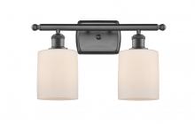  516-2W-OB-G111 - Cobbleskill - 2 Light - 15 inch - Oil Rubbed Bronze - Bath Vanity Light