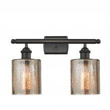  516-2W-OB-G116-LED - Cobbleskill - 2 Light - 15 inch - Oil Rubbed Bronze - Bath Vanity Light