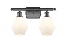  516-2W-OB-G651-6 - Cindyrella - 2 Light - 16 inch - Oil Rubbed Bronze - Bath Vanity Light