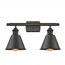 Innovations Lighting 516-2W-OB-M8-LED - Smithfield - 2 Light - 17 inch - Oil Rubbed Bronze - Bath Vanity Light