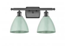  516-2W-OB-MBD-75-SF - Plymouth - 2 Light - 18 inch - Oil Rubbed Bronze - Bath Vanity Light