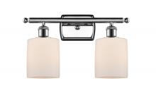  516-2W-PC-G111 - Cobbleskill - 2 Light - 15 inch - Polished Chrome - Bath Vanity Light