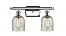  516-2W-PC-G259 - Caledonia - 2 Light - 15 inch - Polished Chrome - Bath Vanity Light