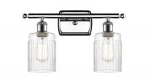  516-2W-PC-G342 - Hadley - 2 Light - 15 inch - Polished Chrome - Bath Vanity Light