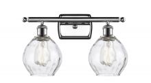  516-2W-PC-G362 - Waverly - 2 Light - 16 inch - Polished Chrome - Bath Vanity Light